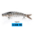 10/14cm Sinking Wobblers Fishing Lures Jointed Crankbait Swimbait 8 Segment Hard Artificial Bait For Fishing Tackle Lure